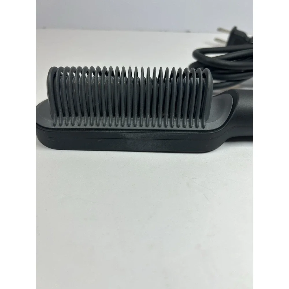 TYMO Hair Straightening Brush Black Digital Display Adjustable Heat Electric